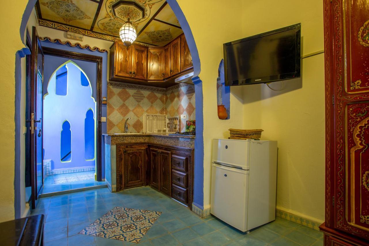 Casa El Mrabet Apartment Чефчауен Екстериор снимка